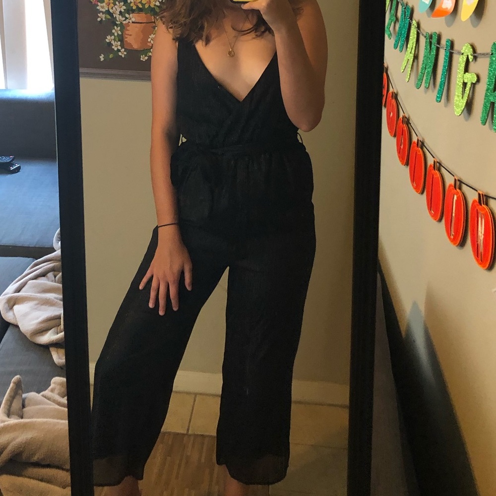 Sparkly black jumpsuit